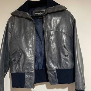 The Leather Company bomber jacket